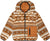 Deux par Deux Manteau en sherpa réversible de mi-saison - Petit enfant - Brown Pecan