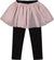 Deux par Deux Legging avec jupe en tulle - Petite fille - Pink - Black