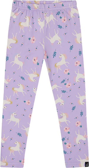 Deux par Deux Legging en jersey extensible Lilac Licorne - Grande fille