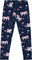Deux par Deux Legging en jersey extensible Lilac Licorne - Petite fille - Navy Unicorn Print