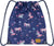 Deux par Deux Sac à cordon - Enfant - Navy Unicorn Print