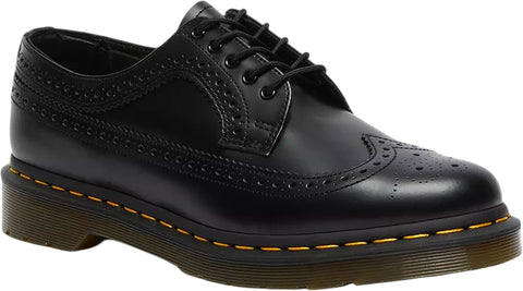 Dr. Martens Souliers en cuir Brogue Smooth 3989 Yellow Stitch - Unisexe