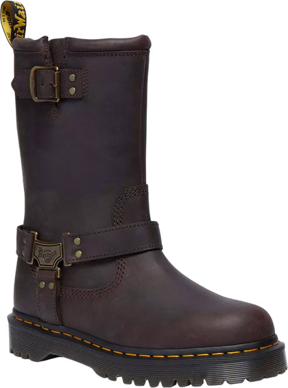 Dr. Martens Bottes biker en cuir Anistone Hi - Unisexe