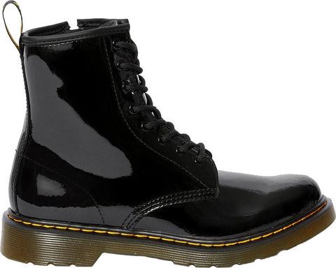 Dr. Martens Bottes à lacets en cuir verni 1460 - Jeune