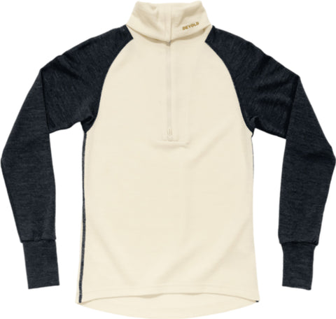 Devold Couche de base pour le haut zippé en laine mérinos et soie Expedition - Femme