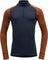 Devold Couche de base pour le haut col à glissière Duo Active Merino 205 - Homme - Flame - Ink