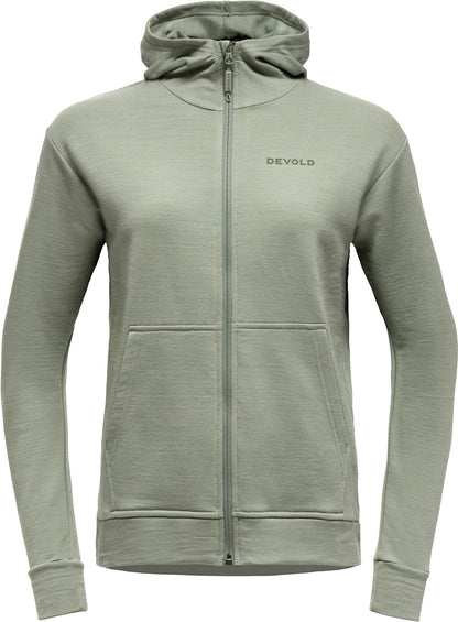 Devold Chandail à capuchon à glissière couche intermédiaire en mérinos Everyday - Femme
