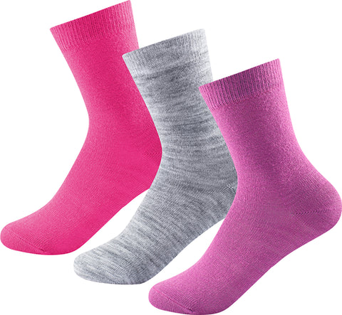 Devold Chaussettes paquet de 3 Daily Light - Enfant