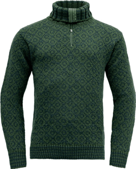 Devold Chandail col à glissière en laine Svalbard - Unisexe