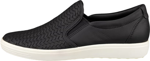 Ecco Chaussures sport à enfiler en cuir Soft 7 - Femme
