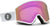 Electric Lunettes de ski Kleveland - Blanc Matte White - Lentille Pink Chrome - avec lentille supplémentaire - Pink Chrome