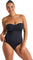 Everyday Sunday Maillot de bain une pièce de style bandeau à devant torsadé - Femme - Black