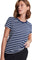 FIG Clothing Haut à manches courtes Newport - Femme - Night Stripe