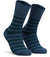 Finisterre Chaussettes Ridded - Unisexe - Blue - Pine Green