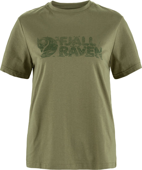 Fjällräven T-shirt à manches courtes avec logo Lush - Femme