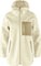 Fjällräven Manteau long à capuchon en polaire à poil Vardag - Femme - Chalk White