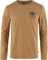 Fjällräven T-shirt à manches longues Forever Nature Badge - Hommes - Buckwheat Brown