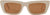 French Kiwis Lunettes de soleil Agathe - Unisexe - Cream - Brown
