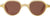 French Kiwis Lunettes de soleil Gaby - Unisexe - Honey - Brown