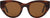 French Kiwis Lunettes de soleil Jackie - Femme - Brown Marble - Brown