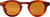 French Kiwis Lunettes de soleil Jude - Unisexe - Cognac - Brown