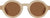 French Kiwis Lunettes de soleil Lola - Unisexe - Apricot - Brown