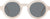 French Kiwis Lunettes de soleil Lola - Unisexe - Nude - Grey