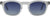 French Kiwis Lunettes de soleil Thomas - Unisexe - Clear Grey - Blue