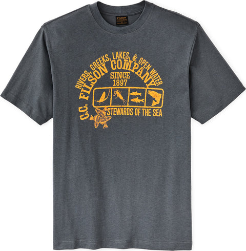 Filson T-shirt graphique à manches courtes Frontier - Homme