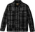 Filson Manteau en laine 1940s Mackinaw Cruiser - Homme - Charcoal - Black Heritage Plaid