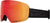 Giro Lunettes de ski Contour - Homme - Black - Ember Wordmark - Vivid Ember - Vivid Infrared