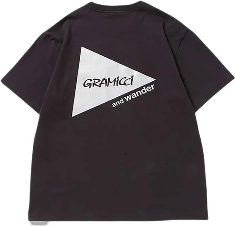 Gramicci T-shirt Backprint Gramicci x and wander - Unisexe