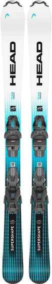 HEAD Skis Supershape Team Easy avec fixations de ski JRS 4.5 GW CA - Enfant