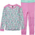 Helly Hansen Ensemble Graphic Lifa Merino - Enfant - Meta Pink Aop