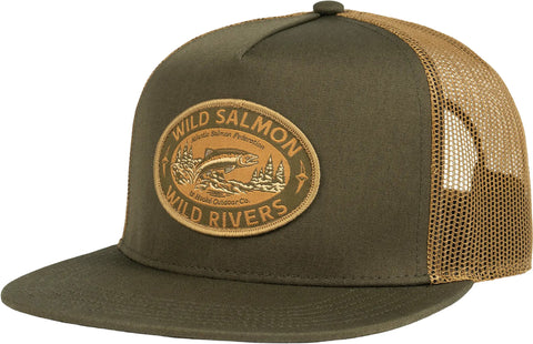 Hooké Chapeau de camionneur Wild Salmon Wild Rivers - Unisexe