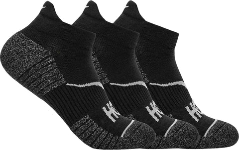 Hoka Chaussettes de course paquet de 3 No-Show - Unisexe