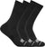 Hoka Chaussettes de course paquet de 3 Crew - Unisexe - Black - Black - Black
