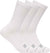 Hoka Chaussettes de course paquet de 3 Crew - Unisexe - White - White - White