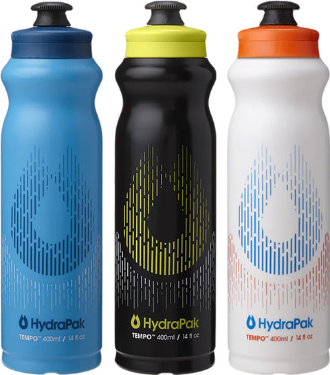 Hydrapak Bouteille d'eau de course paquet de 3 Tempo 400ml