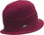 Harricana Chapeau cloche en laine douce Clara - Femme - Red