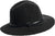 Harricana Fedora texturé Floy avec cordon en cuir - Unisexe - Black