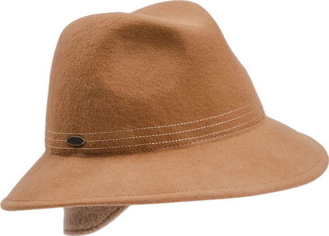 Harricana Chapeau fedora avec oreillettes Floria - Unisexe