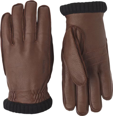 Hestra Dress Gants Deerskin Primaloft Ribbed - Homme