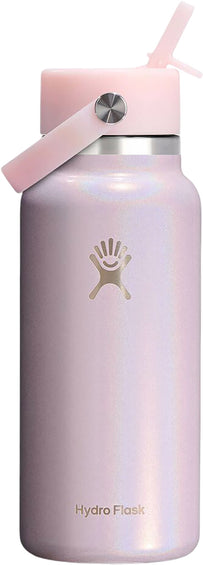 Hydro Flask Bouteille d'eau à large ouverture avec bouchon paille Flex 32oz/946ml