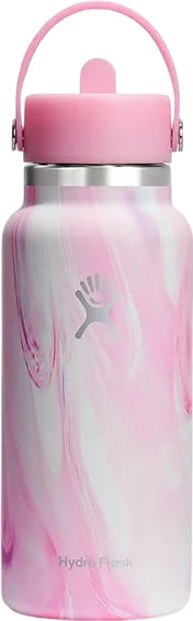 Hydro Flask Bouteille d'eau isotherme à large ouverture avec bouchon à paille Flex 945ml