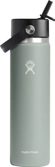 Hydro Flask Bouteille d'eau à large ouverture avec bouchon de paille Flex 710ml