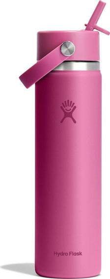 Hydro Flask Bouteille d'eau à large goulot avec paille 710ml