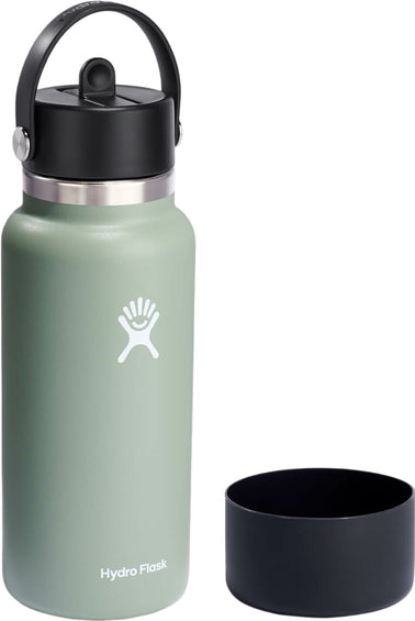 Hydro Flask Bouteille d'eau à large ouverture avec bouchon à paille flexible 32oz