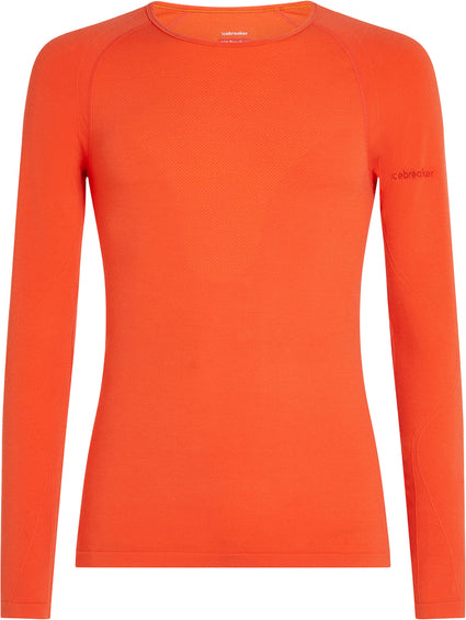 icebreaker Haut thermique à col rond et manches longues en mélange de mérinos sans couture 260 ZoneKnit - Homme