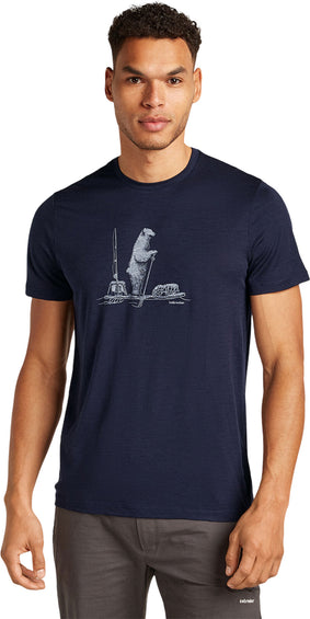 icebreaker T-shirt à manches courtes en mérinos 150 Tech Lite Polar Paddle - Homme